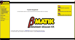 Desktop Screenshot of betamatik.hu